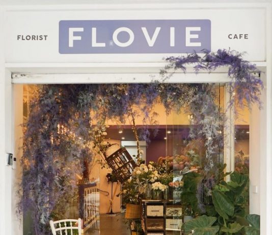 A Smell So Sweet, A Treat To Eat, At Flovie Florist Cafe.