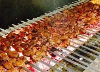 Tabouli Sticks Out On Lygon.