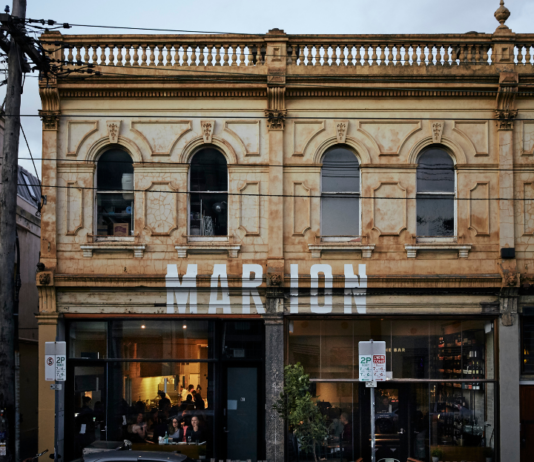 A journey through vines, at Marion Wine Bar Marion Wine Bar Exterior Facade Fitzroy Getrude Street